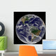 Full Earth Showing North Wall Decal Design 7