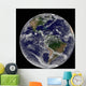 Full Earth Showing North Wall Decal Design 7