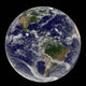 Full Earth Showing North Wall Decal Design 7