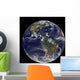 Full Earth Showing North Wall Decal Design 6