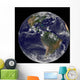 Full Earth Showing North Wall Decal Design 6