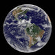 Full Earth Showing North Wall Decal Design 5