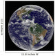 Full Earth Showing North Wall Decal Design 5