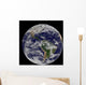 Full Earth Showing North Wall Decal Design 4