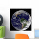 Full Earth Showing North Wall Decal Design 3