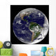 Full Earth Showing North Wall Decal Design 3