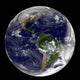 Full Earth Showing North Wall Decal Design 3