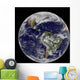 Full Earth Showing North Wall Decal Design 2