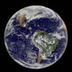 Full Earth Showing North Wall Decal Design 2