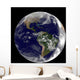Full Earth Showing North Wall Decal Design 1