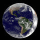 Full Earth Showing North Wall Decal Design 1