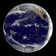 Satellite Image Earth Centered Wall Decal Design 1
