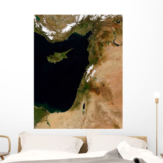 Satellite Snow Lebanon Wall Decal