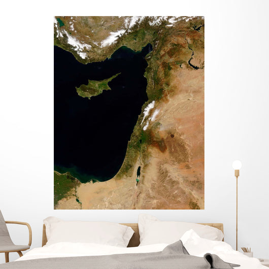Satellite Snow Lebanon Wall Decal