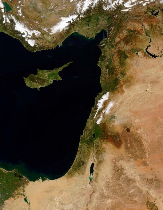 Satellite Snow Lebanon Wall Decal