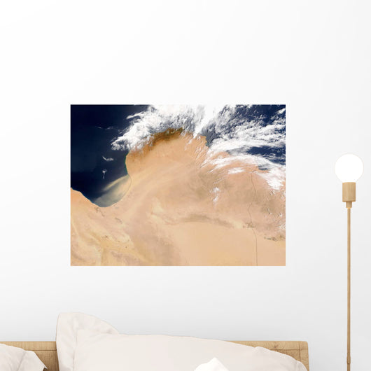 Satellite Dust Storm Libya Wall Decal