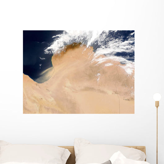 Satellite Dust Storm Libya Wall Decal