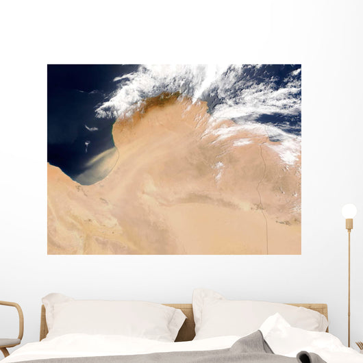 Satellite Dust Storm Libya Wall Decal