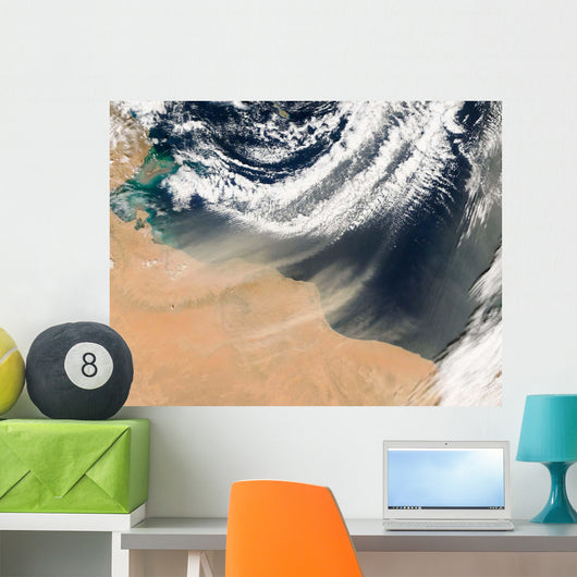 Satellite Dust Plumes off Wall Decal