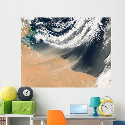 Satellite Dust Plumes off Wall Decal
