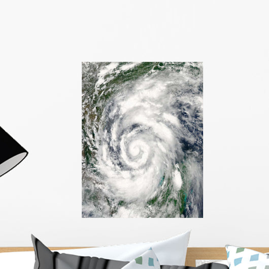 Tropical Storm Alex over Wall Decal
