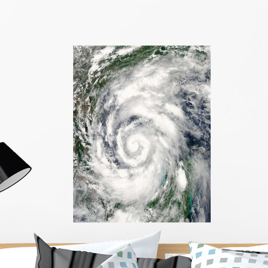 Tropical Storm Alex over Wall Decal