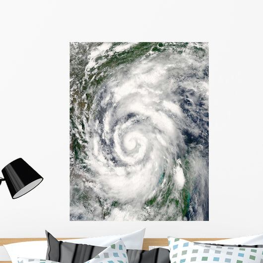 Tropical Storm Alex over Wall Decal