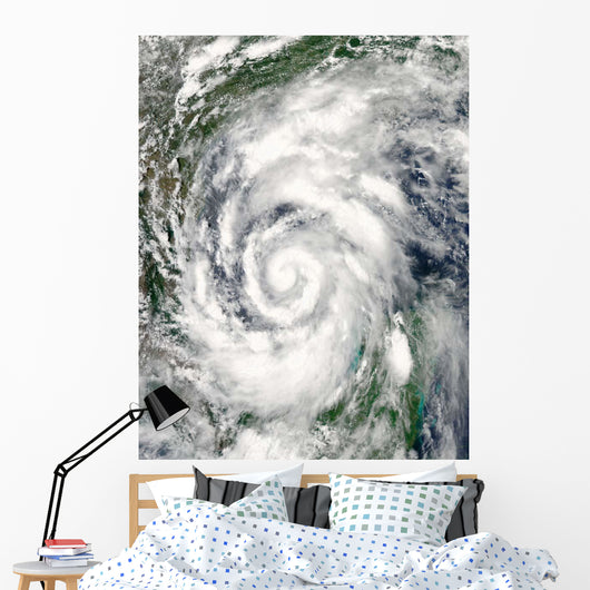 Tropical Storm Alex over Wall Decal