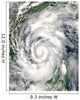 Tropical Storm Alex over Wall Decal