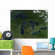 Satellite Great Lakes Wall Decal Design 1