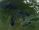 Satellite Great Lakes Wall Decal Design 1