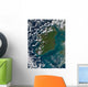 Phytoplankton Bloom off Coast Wall Decal