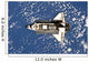 Space Shuttle Discovery Wall Decal Design 3
