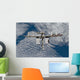 International Space Station Backdropped Wall Decal Design 3