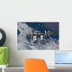 International Space Station Backdropped Wall Decal Design 2