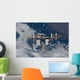 International Space Station Backdropped Wall Decal Design 2