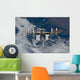 International Space Station Backdropped Wall Decal Design 2