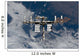 International Space Station Backdropped Wall Decal Design 2