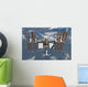 International Space Station Backdropped Wall Decal Design 1