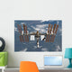 International Space Station Backdropped Wall Decal Design 1
