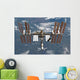 International Space Station Backdropped Wall Decal Design 1