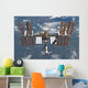 International Space Station Backdropped Wall Decal Design 1