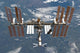 International Space Station Backdropped Wall Decal Design 1