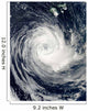 Tropical Cyclone Bune Wall Decal