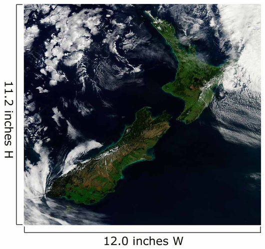 Satellite New Zealand Wall Decal Design 1