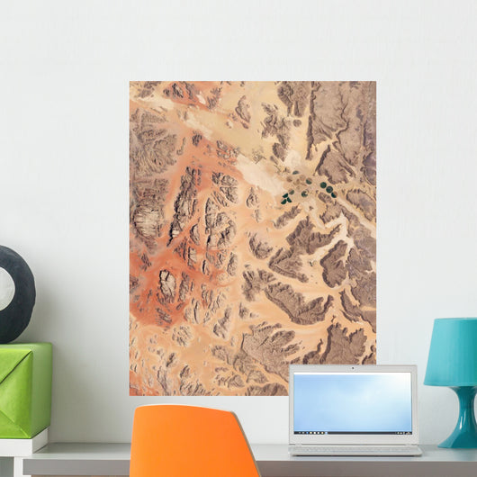 Satellite Wadi Rum Southwestern Wall Decal