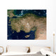 Satellite Turkey and Island Wall Decal