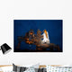 Night Space Shuttle Atlantis Wall Decal Design 2