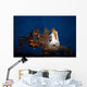Night Space Shuttle Atlantis Wall Decal Design 2