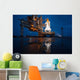 Night Space Shuttle Atlantis Wall Decal Design 1
